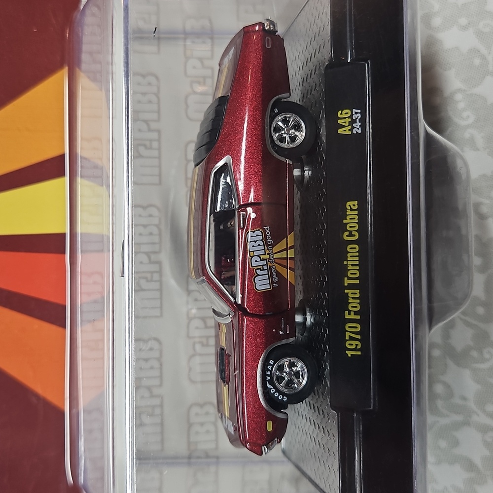 M2 Machines 1970 Ford Torino Cobra Mr.Pibb Premium Die-cast A46 24-37 - Picture 2 of 11